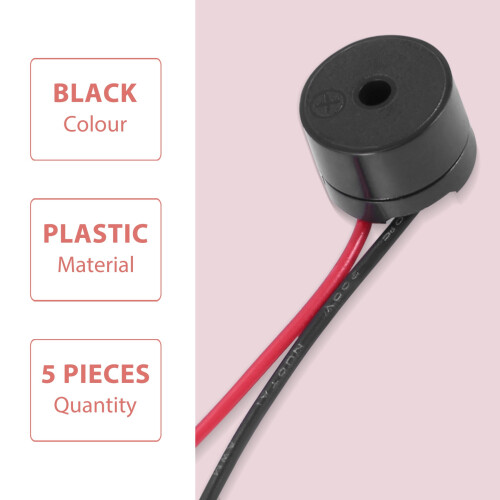 5Pcs Motherboard Speaker Buzzer PC Computer Motherboard Internal Beep Buzzer for Computer Repair 1