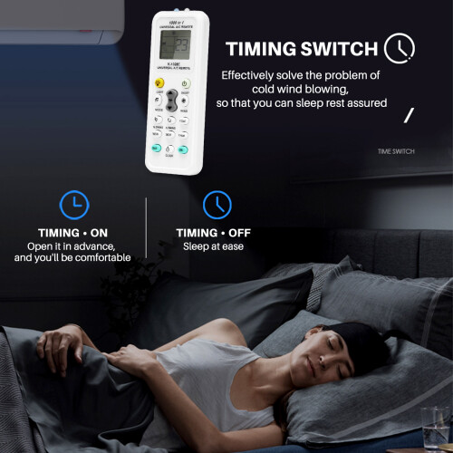 Universal 1000 in 1 LCD Low Power Consumption K-1028E Air Condition A/C Remote Control Controller 2