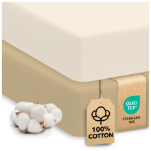 Sábanas de Cuna de Algodón 2 Pack - Sábanas Mini Ajustadas Sweety Fox para Bebés, Suave Jersey para Cuna o Cama de Niños