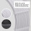 NylonWeave 30cm Blanc ATX/PCIe 24P-24P 5