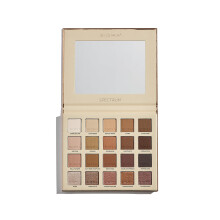 Paleta de Sombras Spectrum - 20 Tonos Neutros en Acabados Mate, Brillante y Metálico