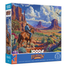 Ceaco - Chris Bigelow - Western Venue - 1000 Teile Puzzle - Entspannende Aktivität für Erwachsene