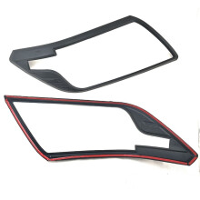 Headllamp Panle Front Fog Lamp Trim Bezel Light Lamp Cover for NP300 Navara Frontier D23 4WD 2016 2017