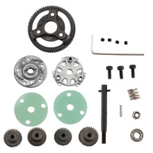 Conjuntos de Engrenagens e Pinhões de Metal 0,8M 48P para Peças de Modelo de Carro Rustler/Slash 2wd 1/10 RC 76T