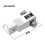 Extensor de Pedal de Embreagem de AlumíNio Billet de 2 Polegadas ExtensãO de Pedal de Embreagem CompatíVel com CaminhõEs  379 386 389 6