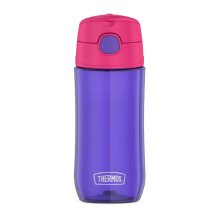 THERMOS FUNTAINER 16 oz Plastic Hydration Bottle with Spout, Purple