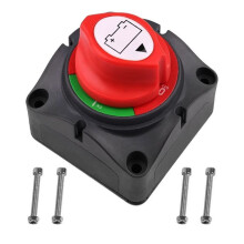 12V Battery Disconnect Rotary Cut /Off Set Waterproof Marine for Car SUV RV Marine Boat