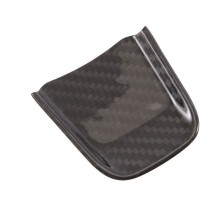 Garniture de Volant Autocollant en Fibre de Carbone Véritable Dur pour 500 Abarth 595 2020 2021 2022 2023, Accessoires de Voiture