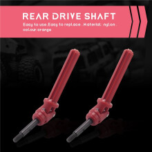 2Pcs Nylon Rear Drive Shaft Transmission CVD for 1/10  Slash Rustler 4X4 VXL HQ727 Remo RC Car Upgrade Parts