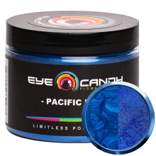 Pigmento Mica Premium Azul - Pacific Blue (50gr) - para Epoxy, Resina, Jabón, Pintura, Madera, Acrílico, Bombas de Baño