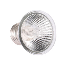 75W lámpara de calor halógena UVA UVB 5x5x5cm blanca