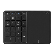 Numeriek Toetsenbord met Touchpad Oplaadbaar Draadloos USB Numeriek Toetsenbord voor Android, Windows, IOS