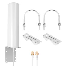 Antenne Externe 3G 4G LTE ExtéRieure avec Connecteur SMA Double Curseur 5M pour Modem Routeur 3G 4G