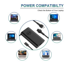 Replacement for 65W USB C Slim Laptop Charger - Fit Chromebook 3100 2 in 1 - Fast Charging, Long Power Cord 11ft