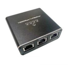 RéPartiteur Gigabit Ethernet 1 EntréE 4 Sorties 1000 Mbps RéPartiteur de Câble Internet 1 à 4 RéPartiteur RéSeau RJ45 pour Cat5/6/7