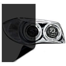 VViViD Air-Tint Koplamp/Achterlicht Raamtint (30 cm x 120 cm, Donker Zwart)