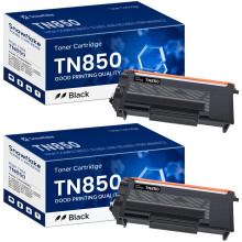 TN-850 TN850 Toner 2 Pack Compatibel TN850 Hoge Capaciteit Zwart Toner Cartridge Vervanging voor Brother TN-850