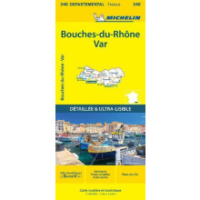 BouchesduRhone Var Michelin Local Map 340 by Michelin Other Book