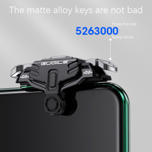 2Pcs Mobile Game Controller Mobile Phone Game Button Game Trigger Shooter for Pubg Mobile Gamepad Button Aim Key ,A 2