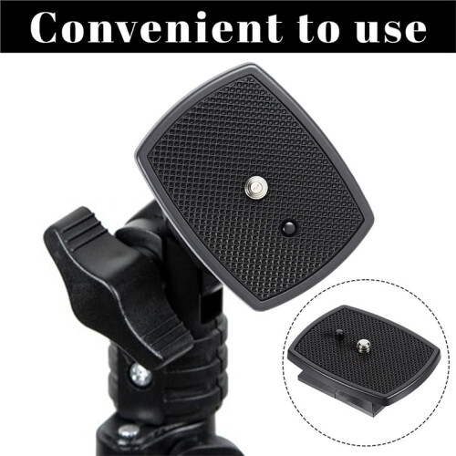 2 Pack 43x43mm Quick Release Plate for Tripods Camera Mount Adapter with Screws 2