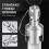 2PCS PVC Pipe Threading Tool Integrated Internal & External Pipe Threading Tool for 1/2'', 3/4'' Dies for Electric Drill 2