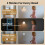 Motion Sensor LED Night Light with 4 Facial Expression Dimmable Hallway Light Rechargeable LED with Timer 1PCS 8