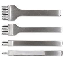 Herramientas para Perforar Agujeros en Cuero, con Puntadas Redondas, Cabezal Reemplazable, Cincel para Manualidades de Cuero.