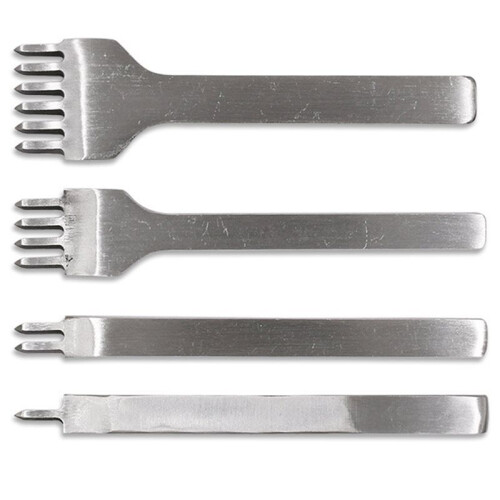 Leather Hole Punching Perforated Round Stitching Cut Leather Punch Tools  Replaceable DIY Leather  Chisel