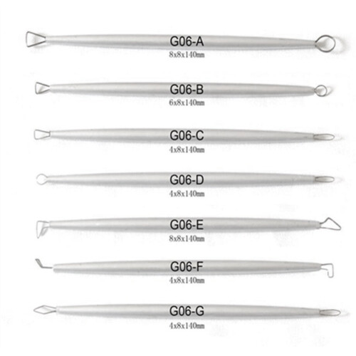 Polymer Clay Tools Pottery Ceramic Sculpting Tools Carving Ribbon Wire End Loop Clay Tools Set 2