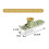 Garlic Slicer Multi-Functional Mandoline Slicer Veggie Garlic Ginger Grinder Vegetable Mandoline 2pc 2