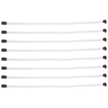8pcs 50CM 3.0 III SATA3 7Pin Data Cable Right Angle 6Gb/S SSD Cables HDD Hard Disk Data Cord with Nylon Sleeved