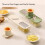 Garlic Slicer Multi-Functional Mandoline Slicer Veggie Garlic Ginger Grinder Vegetable Mandoline 2pc 1