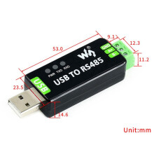10X Waveshare Industrial USB to RS485 Converter, with Original FT232RL Inside