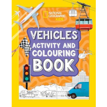 Vehicles Activity and Colouring Book by National Geographic Kids Paper