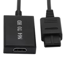 For N64 to -Compatible Converter HD Link Cable for N64/GameCube/SNES for 64 to HD Converter