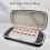 Travel Carrying Case for   2 Game Console Protective Storage Bag Hard Carrying Protective Cover 2