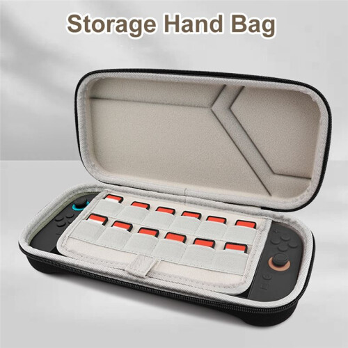 Travel Carrying Case for   2 Game Console Protective Storage Bag Hard Carrying Protective Cover 2