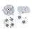 For  Key Modification Kit Game Console Conductive Film Button DIY Modification Repair Kit 1