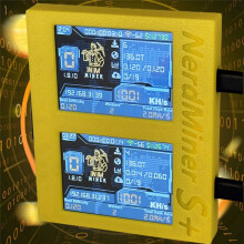 Nerdminer S+ Dual Screens Solo Miner 2X1060KH/S Coin Price Display/Mining/ Win 3.125 BTC BTC Crypto Bitcoin Miner