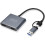 USB 3.0 or USB C to -Compatible Adapter for Dual Monitors, Universal Video  Adapter for  and Windows 1