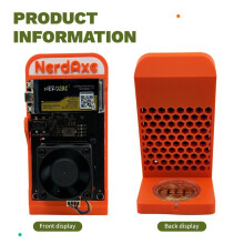 Nerdaxe 1200GH/S for Bitaxe Gamma 601 BTC Solo Miner 1.2TH/S 18-22W BM1370 Asic From S21 Pro Crypto Miner UK PLUG