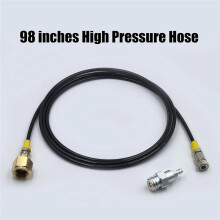 Soda Water Maker Machine Carbon Dioxide Fill Station Adapter TR21-4 for External CO2 Tank with 98 Inches Hose Kit