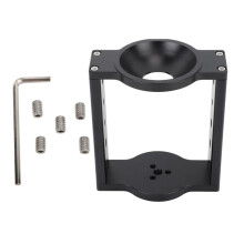 Half Flat to Bowl Adapter Converter Riser Easy to Operate Anti Corrosive 75mm Tripod Bowl Riser