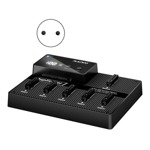 MAIWO Offline Clone 6 Bay M.2  SSD Enclosure Case Support USB 3.0 to M2  SSD Dock Station for M.2  SSD Disk EU Plug 1