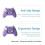 Cat Paw Silicone Soft Protector for  Series X/S Controllers Thumb Stick Grip Caps Game Controller Case Cover 5