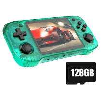 R46H Retro Video Game Console 128G 20000+Games 4.2 Inch Screen Portable Game Player Gamepad Support 10+ Emulator B