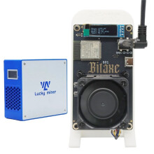 For Bitaxe Gamma 601 1.2TH/S 18W BM1370 Asic Chip+Lucky Miner LV07 V7 1TH/S BTC Solo Miner BTC Crypto Asic Miner EU PLUG