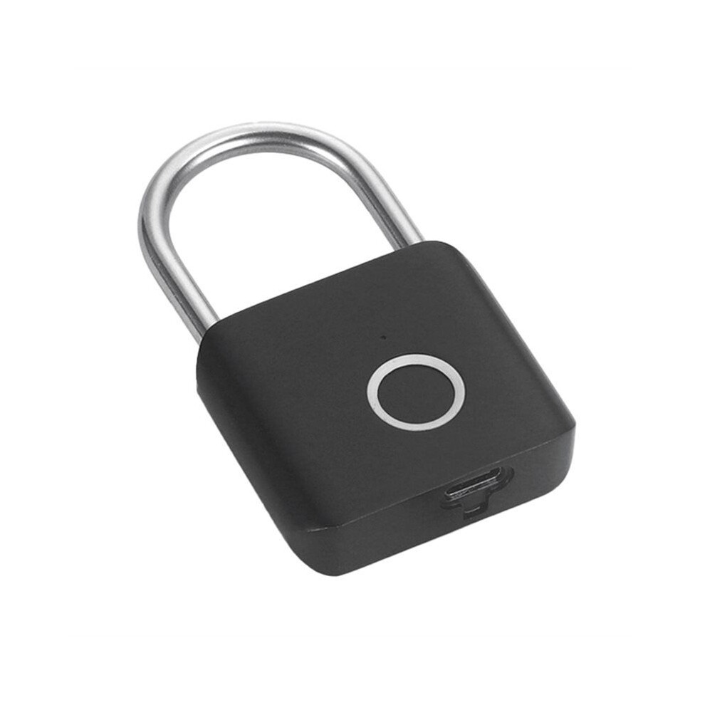 Keyless Fingerprint Padlock Usb Charging Fingerprint Lock Waterproof Door Lock 0.2Sec Unlock Security Padlock A 6031264488406