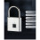 Keyless  Fingerprint Padlock USB Charging Fingerprint Lock Waterproof Door Lock 0.2sec Unlock Security Padlock A 7