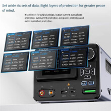 IPS3608 Lab Bench Power Supply  36V 8A 285W Adjustable Voltage Current Regulator with USB Type-C UK Plug